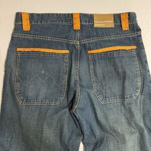 Evolution In Design Baggy Jeans mens 38 y2k baggy skate hip hop Wide Leg